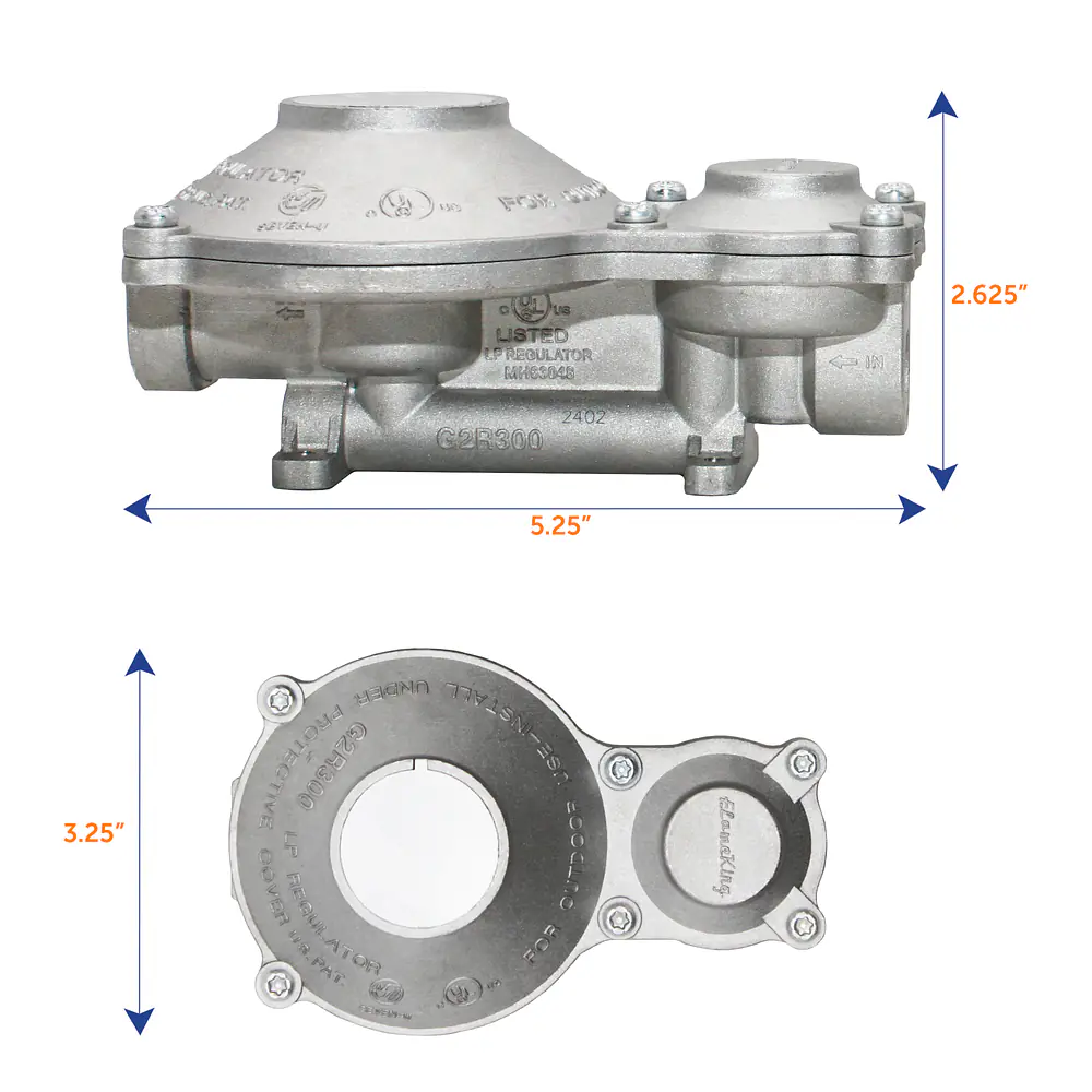 2-stage regulator 300,000 BTU - Master