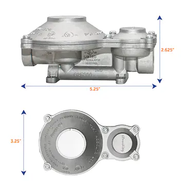 2-stage regulator 300,000 BTU - Master