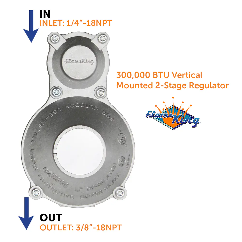 2-stage regulator 300,000 BTU - Master