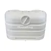 Dual 20LB LP Propane Tank Light Plastic Heavy Duty Cover - White - Master