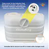 Dual 20LB LP Propane Tank Light Plastic Heavy Duty Cover - White - Master