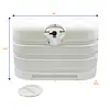 Dual 20LB LP Propane Tank Light Plastic Heavy Duty Cover - White - Master