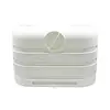 Dual 20LB LP Propane Tank Light Plastic Heavy Duty Cover - White - Master