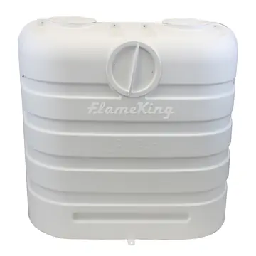 Dual 30LB LP Propane Tank Light Plastic Heavy Duty Cover - White - Master