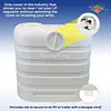 Dual 30LB LP Propane Tank Light Plastic Heavy Duty Cover - White - Master