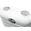Dual 30LB LP Propane Tank Light Plastic Heavy Duty Cover - White - Master