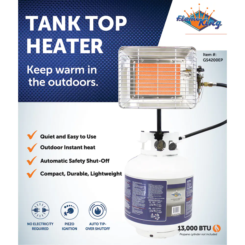13,000 BTU Propane Tank Top Heater - Master