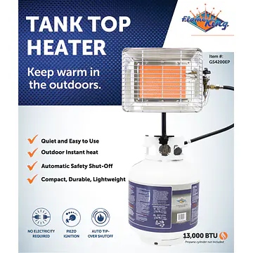 13,000 BTU Propane Tank Top Heater - Master