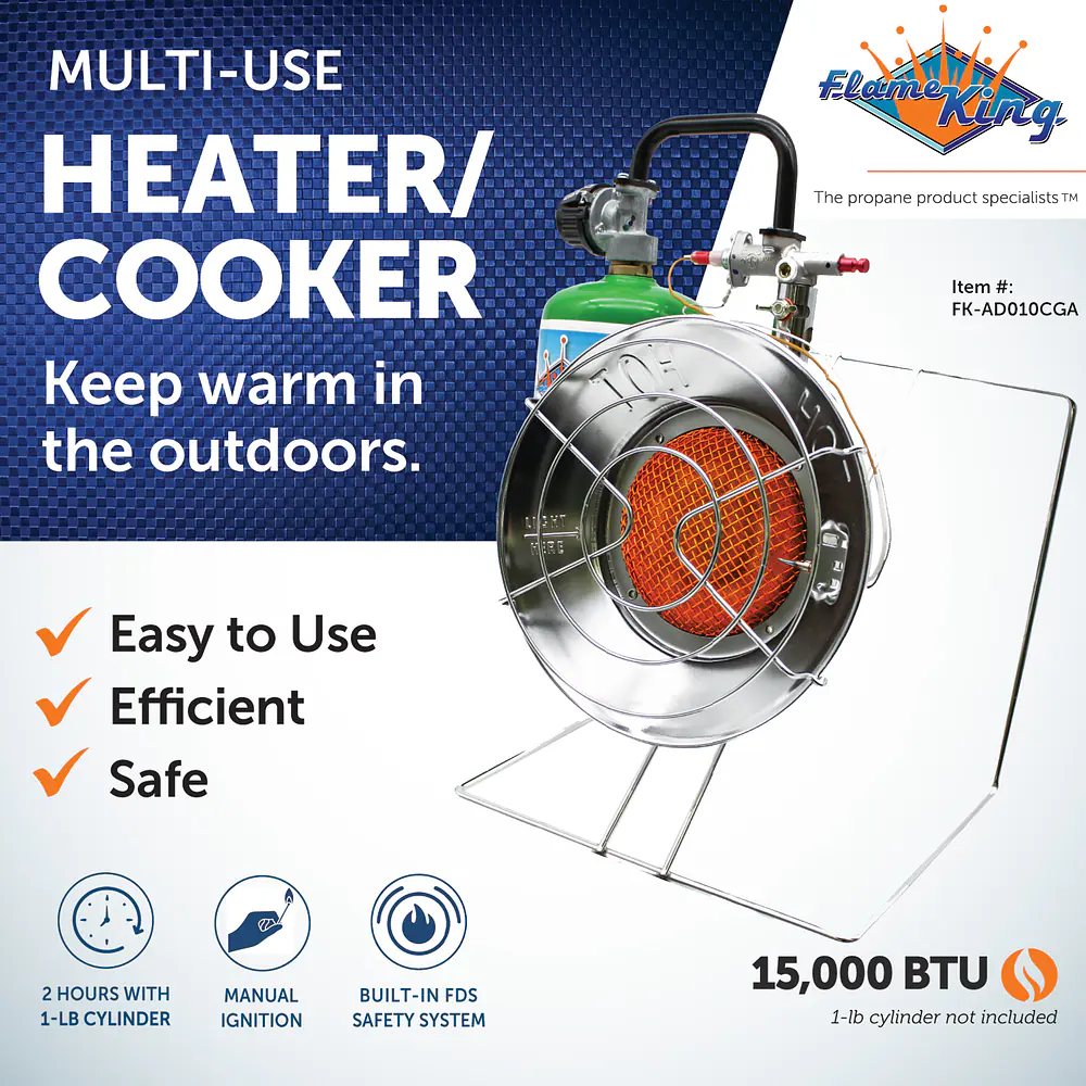 15,000 BTU Heater/Stove Combination - Master