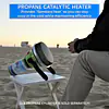 Portable Propane Gas Outdoor Heater with Piezo Electric Start - Master