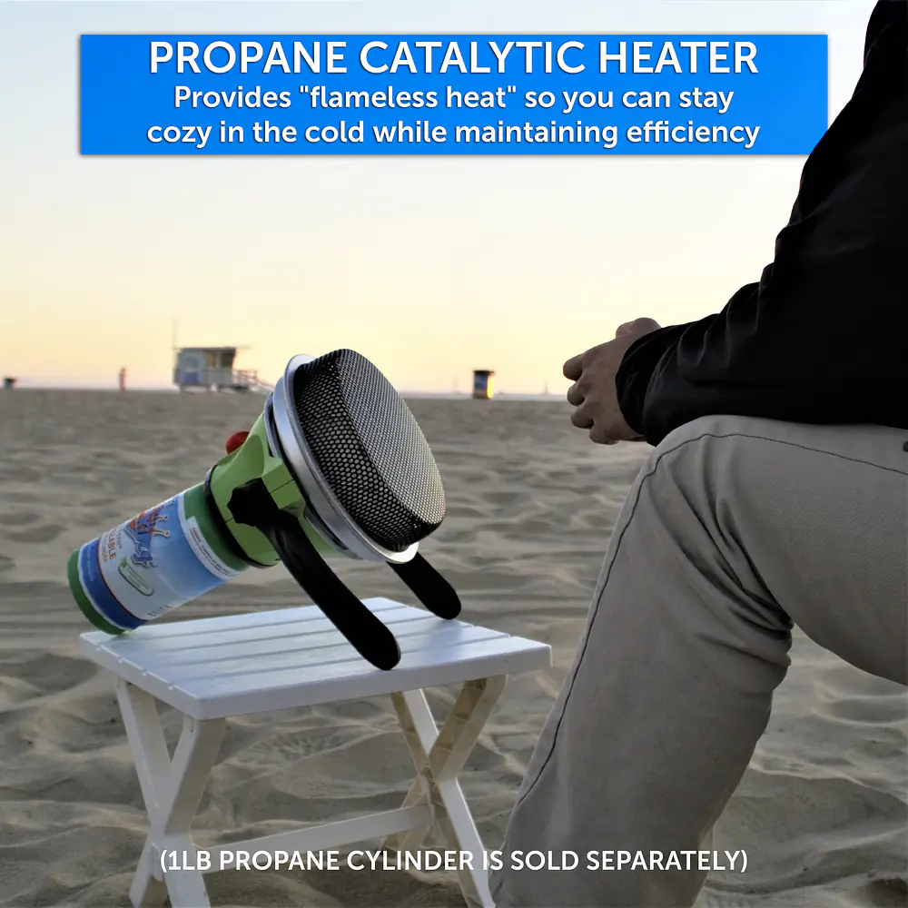 Portable Propane Gas Outdoor Heater with Piezo Electric Start - Master