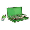 Portable 3 Burner Propane Gas Camping Stove w/Toast Tray - Master