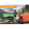 Portable 3 Burner Propane Gas Camping Stove w/Toast Tray - Master