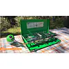 Portable 3 Burner Propane Gas Camping Stove w/Toast Tray - Master