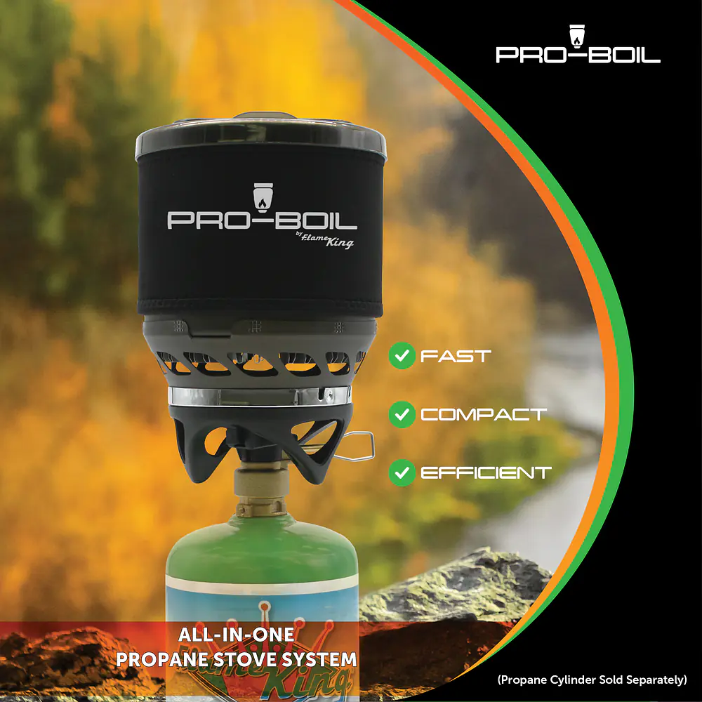 Camping and Backpacking Mini Propane Stove Cooking System - Master