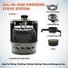 Camping and Backpacking Mini Propane Stove Cooking System - Master