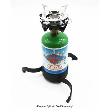 Camping and Backpacking Mini Propane Stove Cooking System - Master