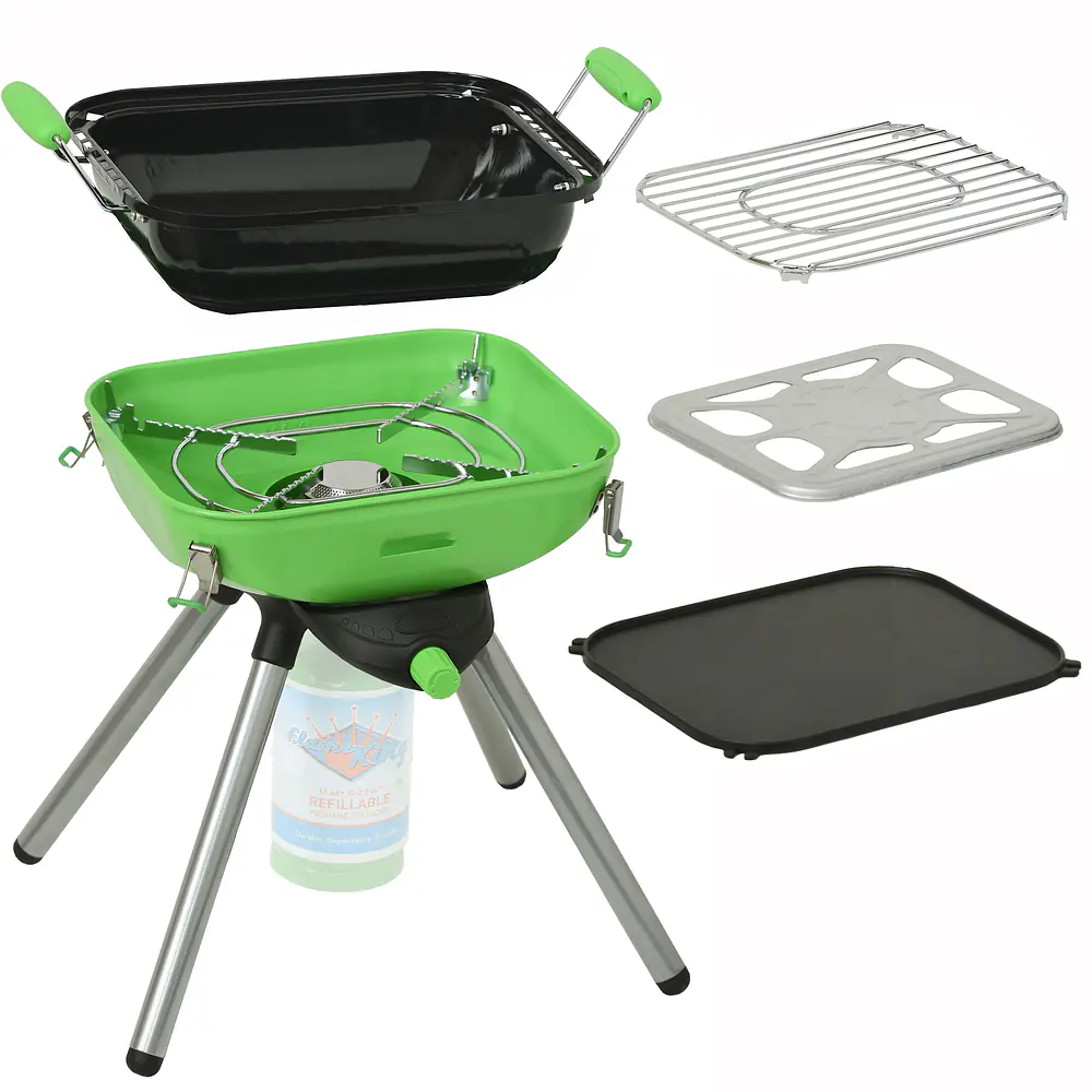 Multi-Function Portable BBQ Grill Camp Stove Camping - Master
