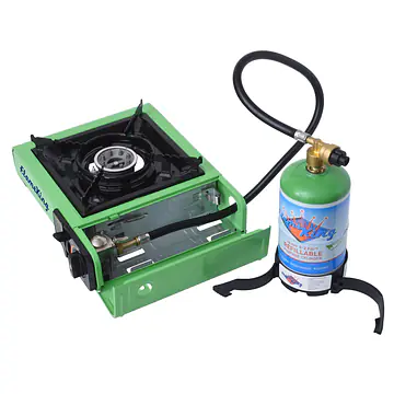 Portable Butane & Propane Gas Stove with Single Burner - Master