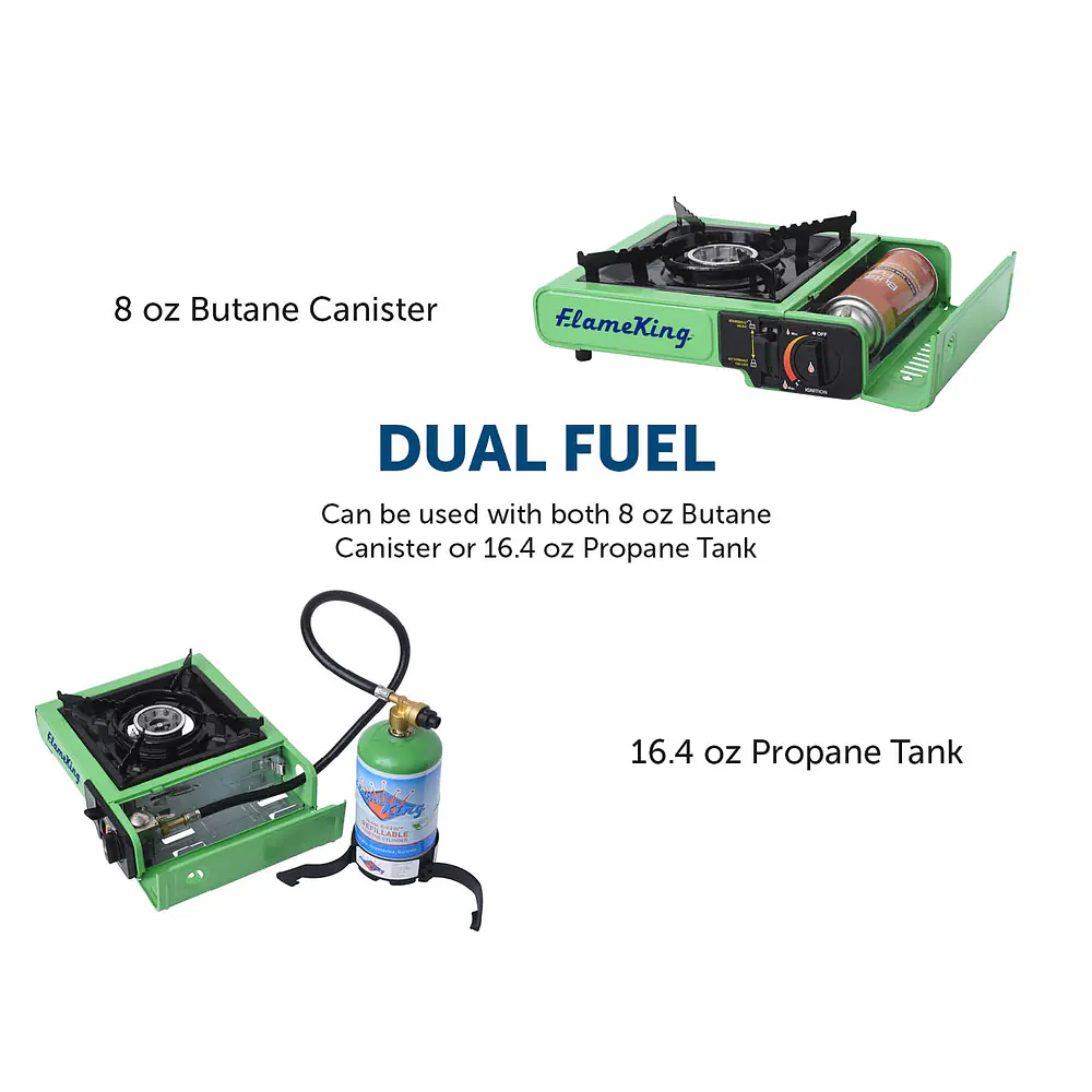 Portable Butane & Propane Gas Stove with Single Burner - Master