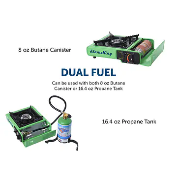 Portable Butane & Propane Gas Stove with Single Burner - Master