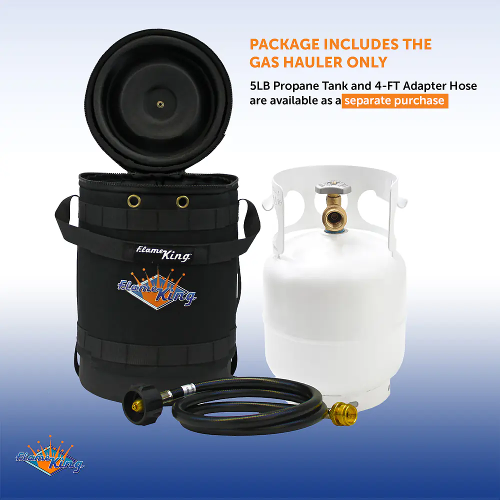 Gas Hauler for 5LB Propane Tank-Insulated Protective Carry Case - Master