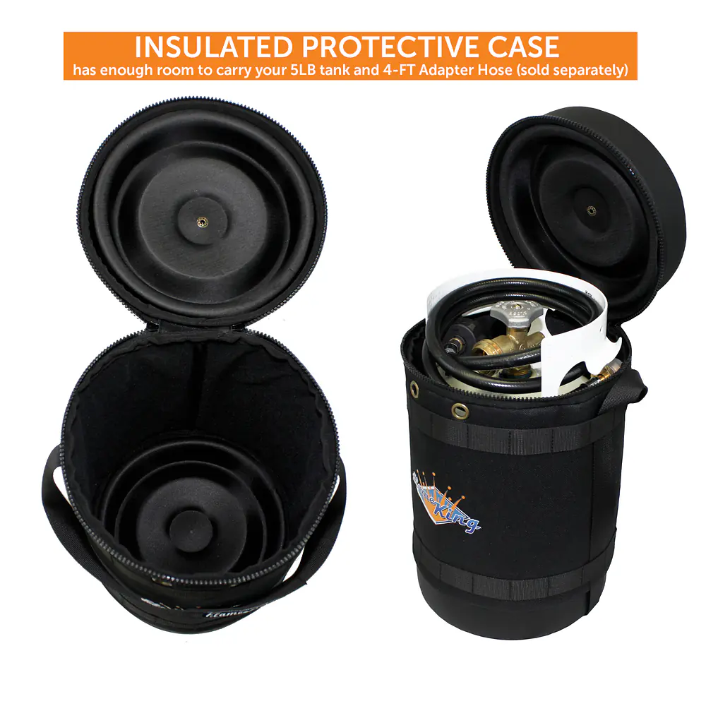 Gas Hauler for 5LB Propane Tank-Insulated Protective Carry Case - Master