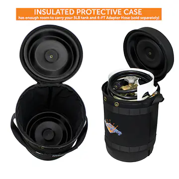 Gas Hauler for 5LB Propane Tank-Insulated Protective Carry Case - Master