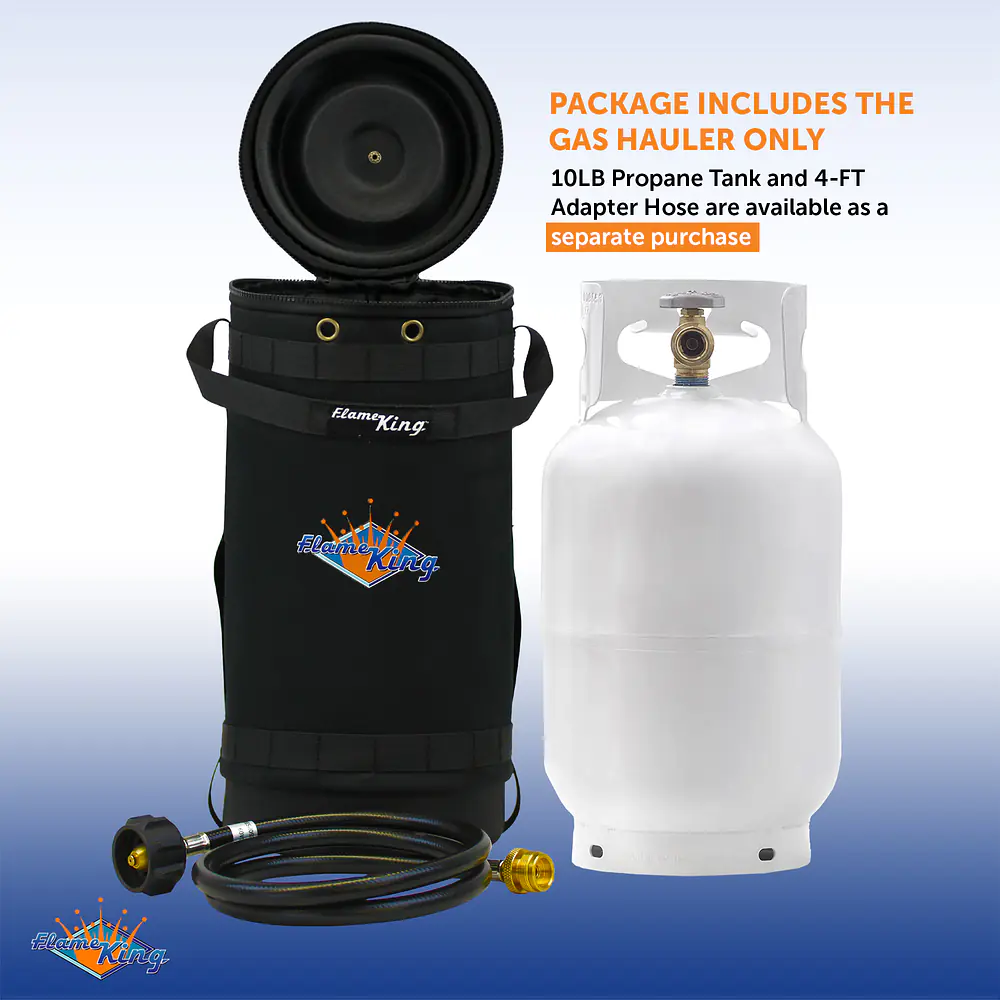Gas Hauler for 10LB Propane Tank-Insulated Protective Carry Case - Master