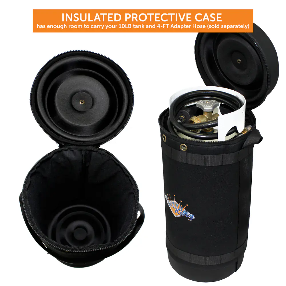 Gas Hauler for 10LB Propane Tank-Insulated Protective Carry Case - Master