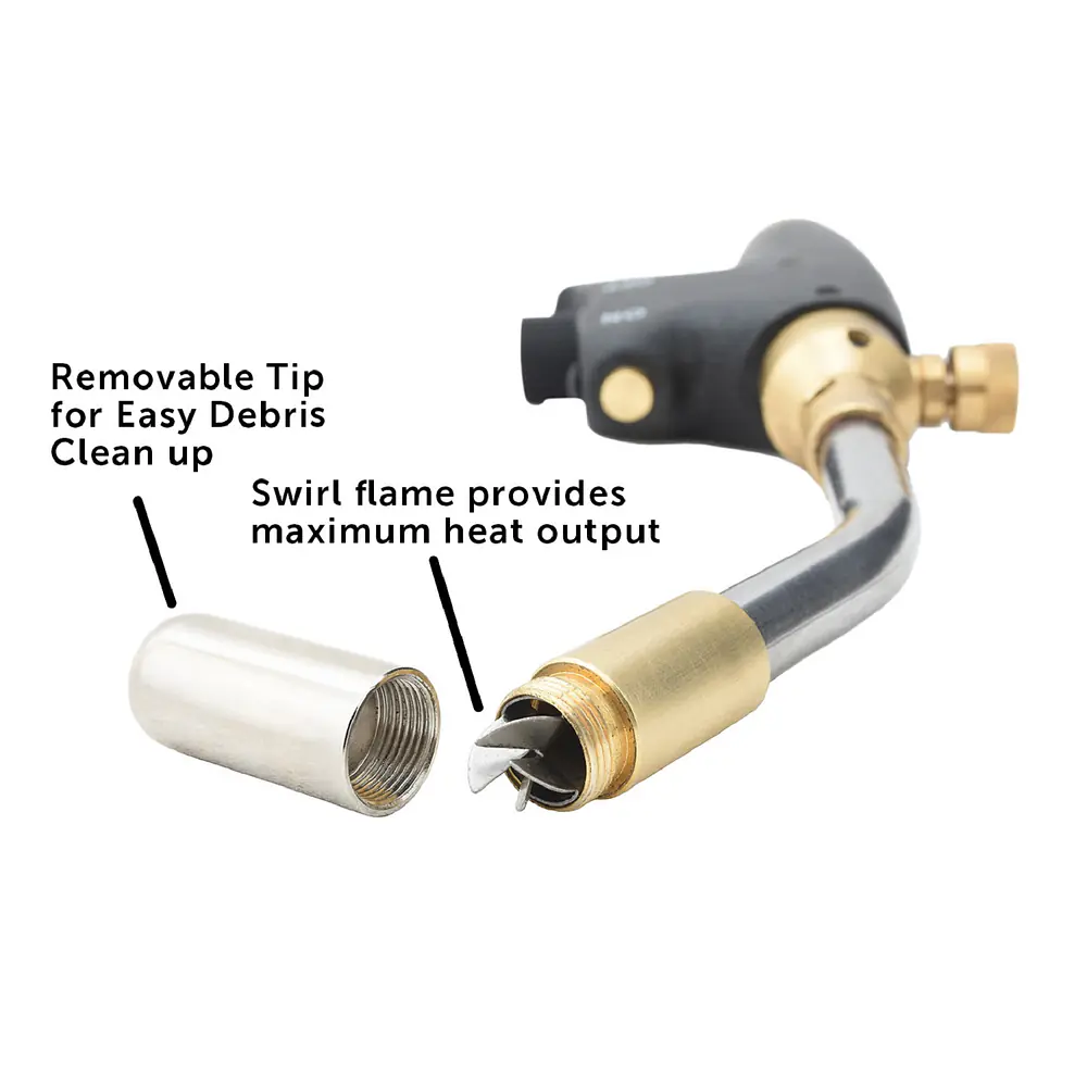 Professional Auto-Ignition Max Heat Propane Torch Head - Master