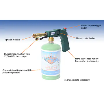 Propane Torch with Electric Start & Comfort Handle - Master