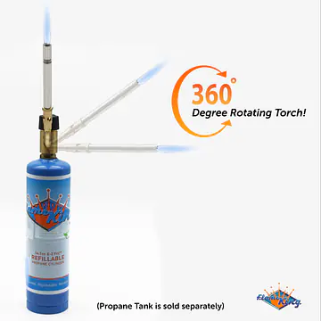 Angled Hand Torch Kit for Soft Soldering and Brazing - Master