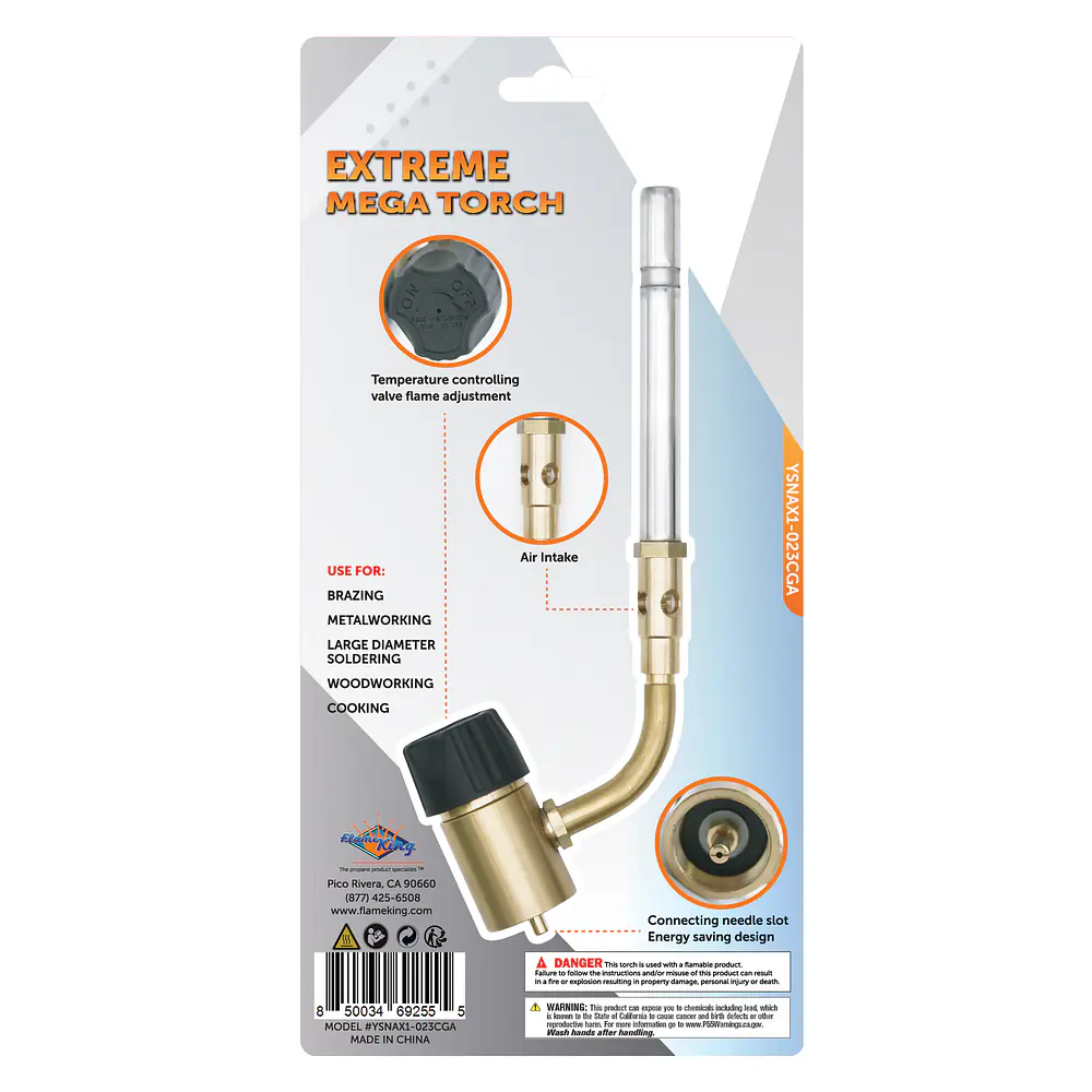 Angled Hand Torch Kit for Soft Soldering and Brazing - Master