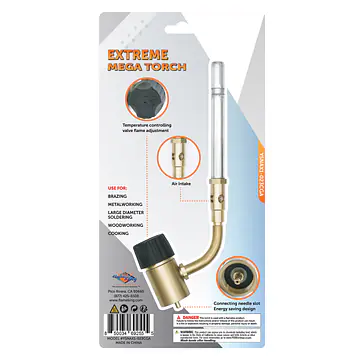 Angled Hand Torch Kit for Soft Soldering and Brazing - Master