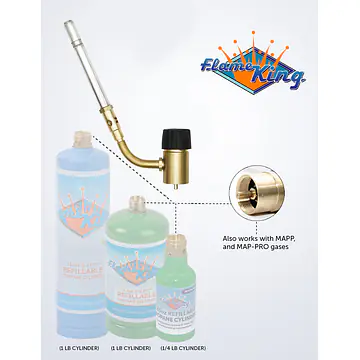 Angled Hand Torch Kit for Soft Soldering and Brazing - Master
