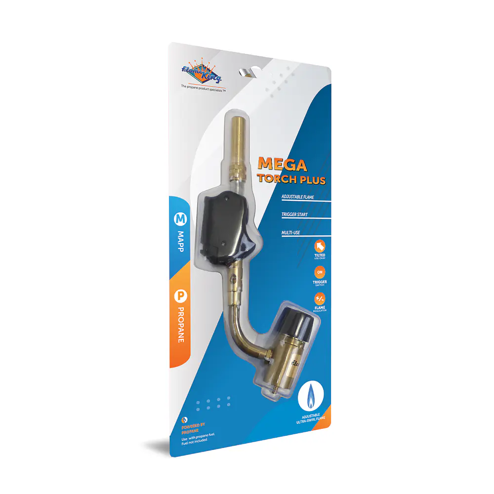 Angled Hand Torch Kit for Soft Soldering and Brazing w/ignitor - Master
