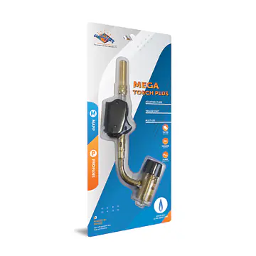 Angled Hand Torch Kit for Soft Soldering and Brazing w/ignitor - Master