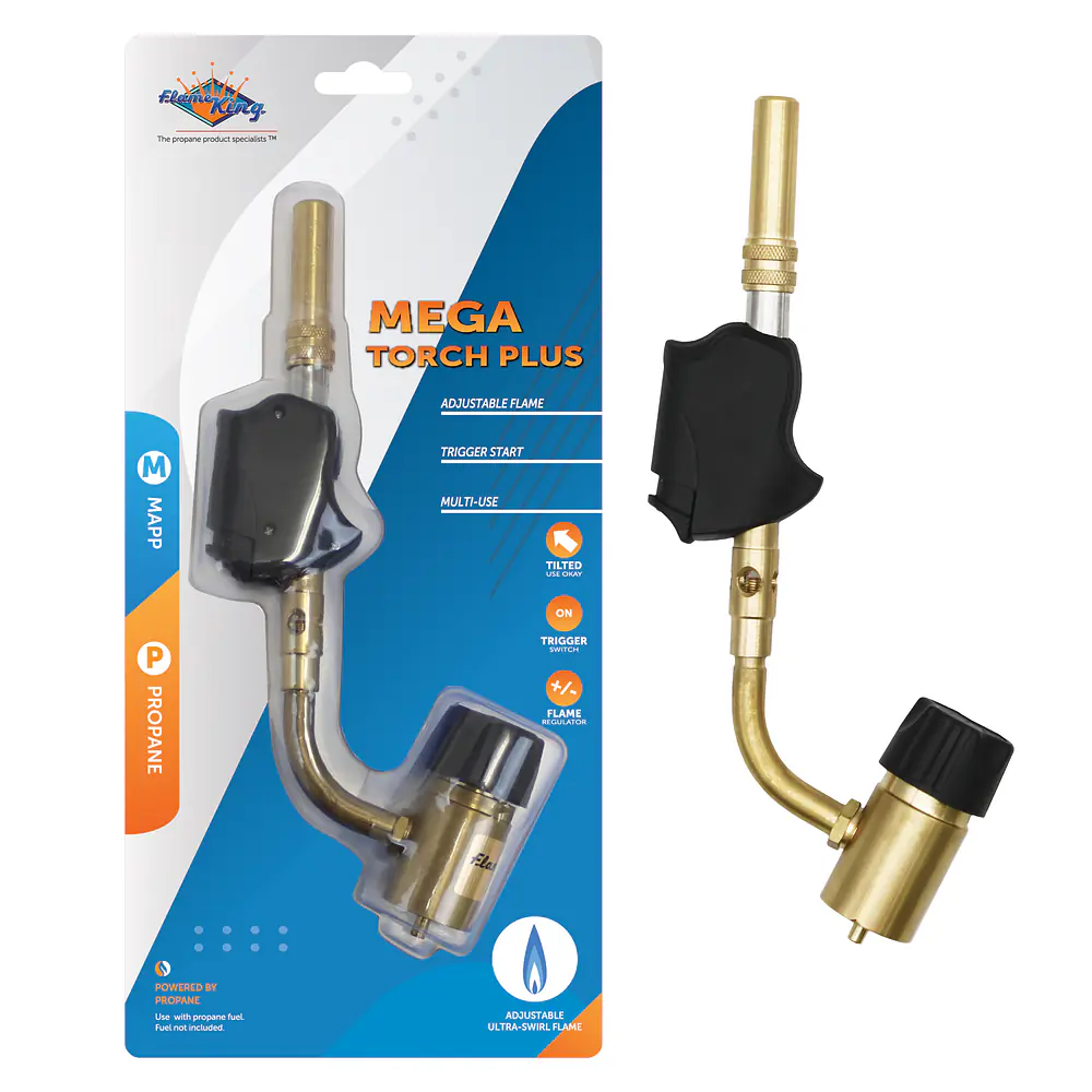 Angled Hand Torch Kit for Soft Soldering and Brazing w/ignitor - Master
