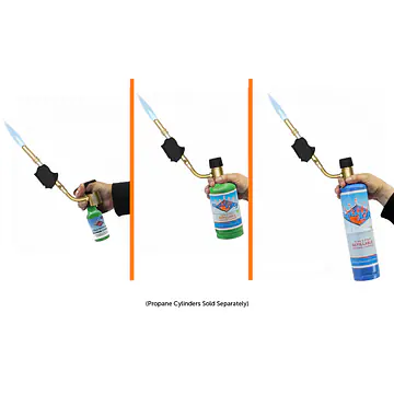 Angled Hand Torch Kit for Soft Soldering and Brazing w/ignitor - Master