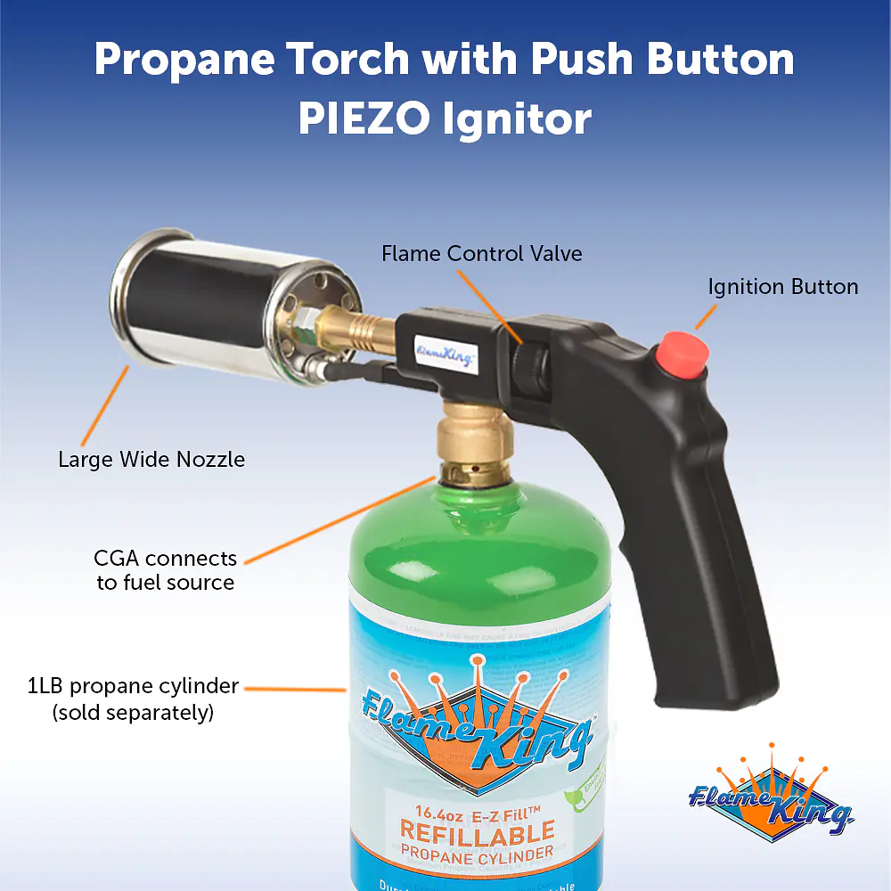 Propane Torch with Electric Start & Comfort Handle - Master