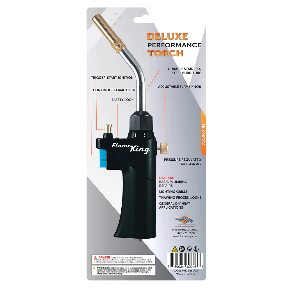 High Intensity Propane Torch Head with Webbed Flame - Master