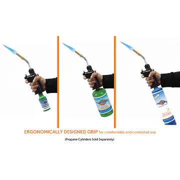 High Intensity Propane Torch Head with Webbed Flame - Master