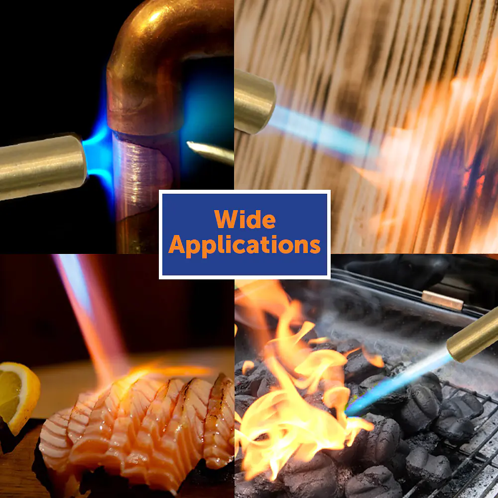 High Intensity Propane Torch Head with Webbed Flame - Master
