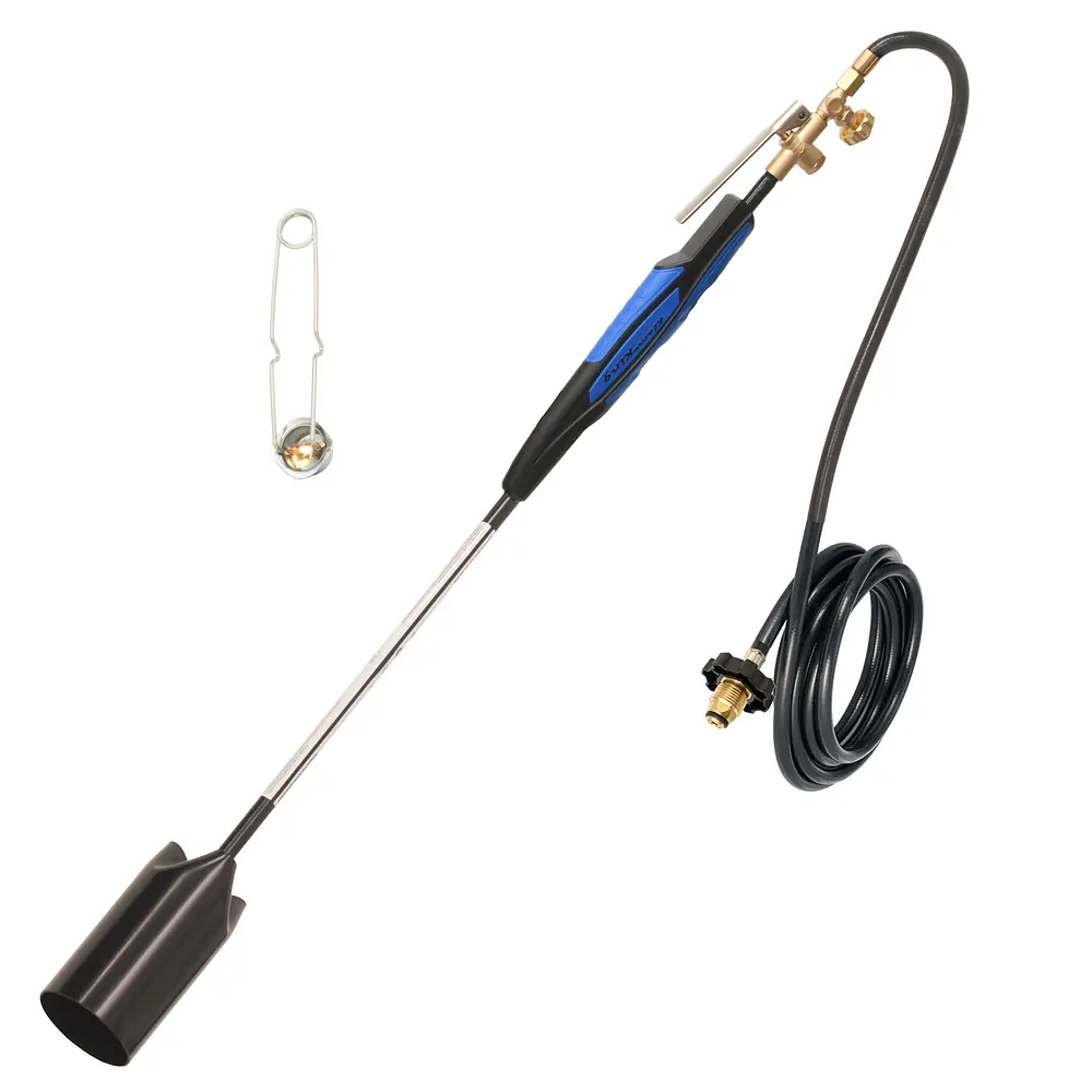 Heavy Duty Propane Torch Weed Burner, 500K BTU, Comes with Flint Striker - Master