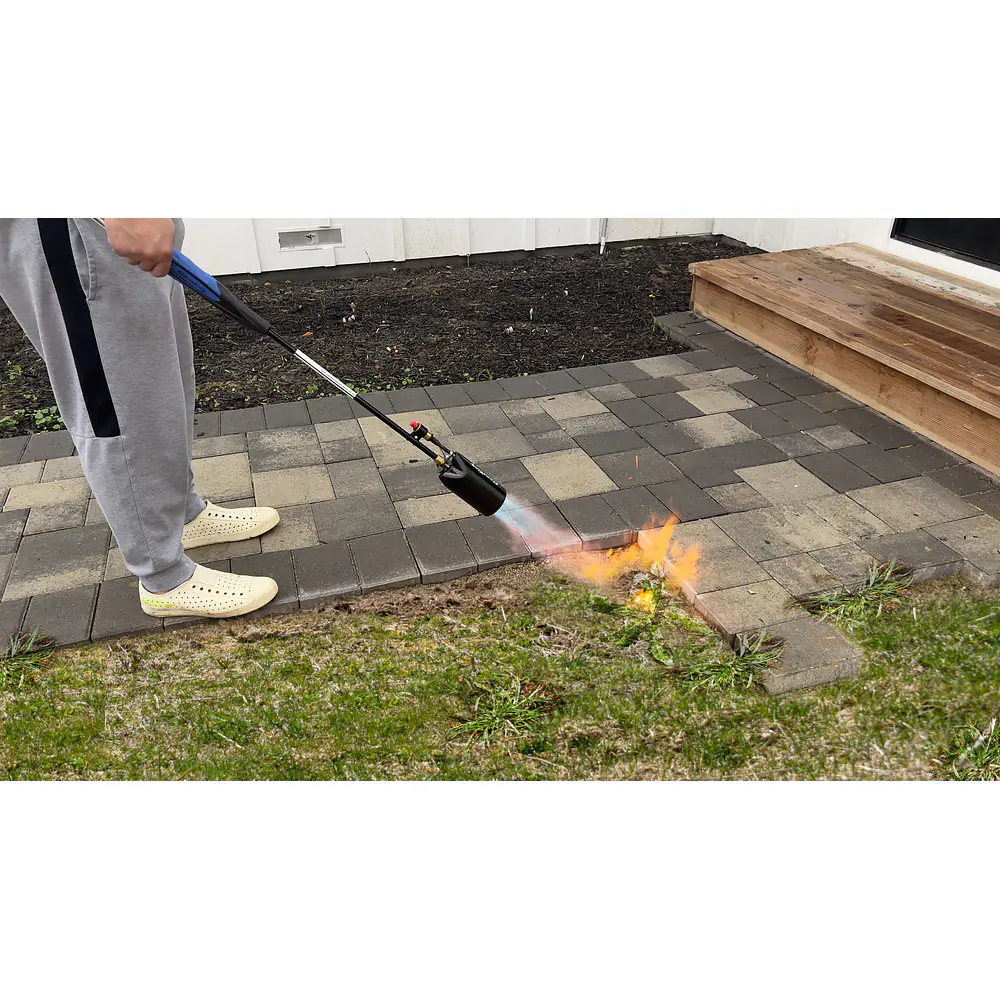 Heavy Duty Weed Burner, 500,000 BTU with Push Button Piezo Ignitor (Self Igniting) - Master