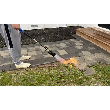 Heavy Duty Weed Burner, 500,000 BTU with Push Button Piezo Ignitor (Self Igniting) - Master