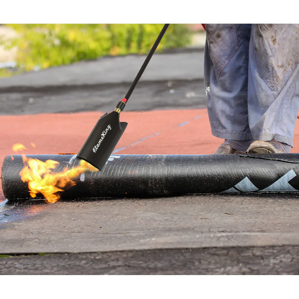 Heavy Duty Weed Burner, 500,000 BTU with Push Button Piezo Ignitor (Self Igniting) - Master