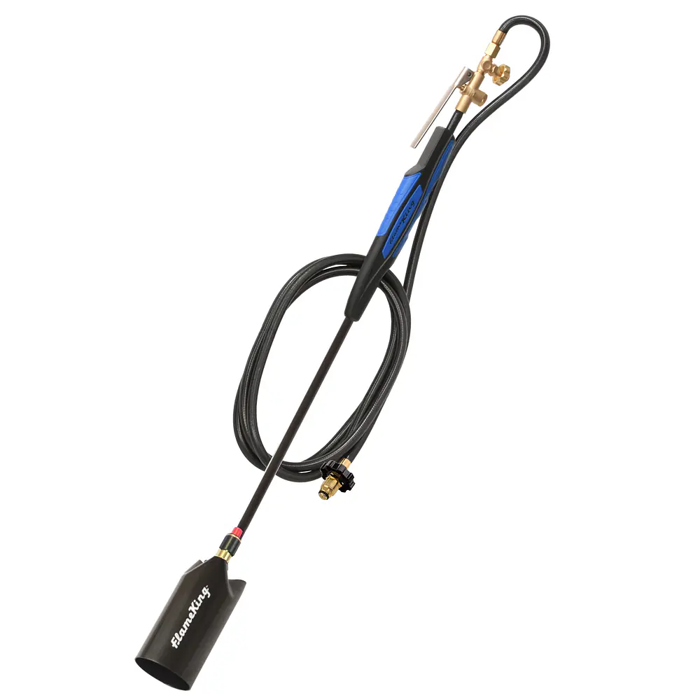 Heavy Duty Weed Burner, 500,000 BTU with Push Button Piezo Ignitor (Self Igniting) - Master
