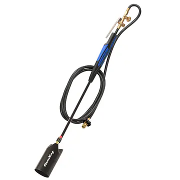 Heavy Duty Weed Burner, 500,000 BTU with Push Button Piezo Ignitor (Self Igniting) - Master